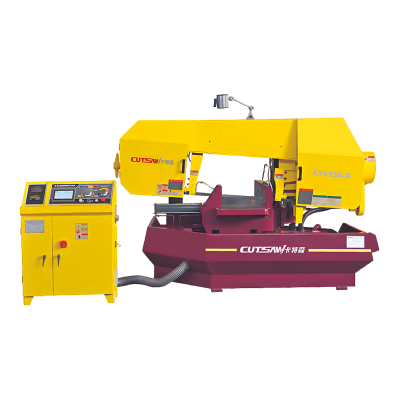 KT4135-X Miter Saw Machine স্বয়ংক্রিয় অনুভূমিক মেটাল কাটিং ব্যান্ড স মেশিন